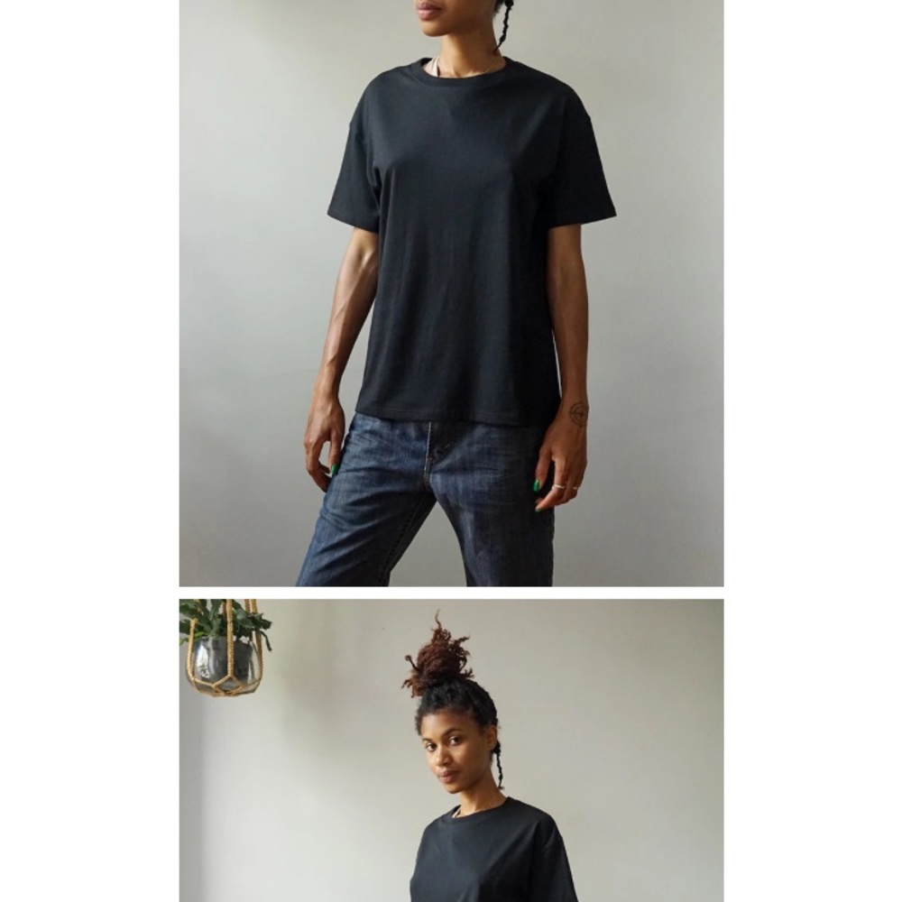 M Patmos Large Essex Tee - Black